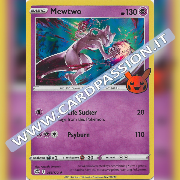 056/172 Mewtwo Holo | Trick or Trade