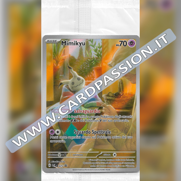 SVP075 Mimikyu Illustrazione Rara (Sealed) | Black Star Promo