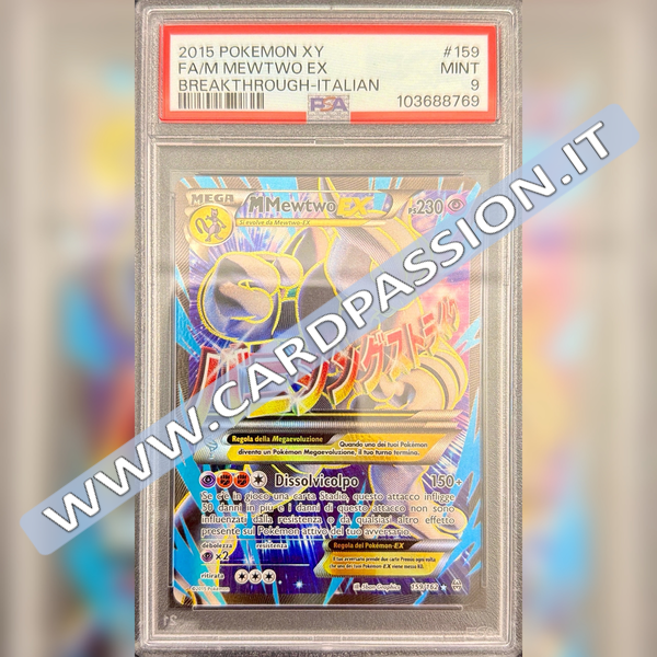 159/162 MMewtwo EX | Turbo Blitz - PSA 9