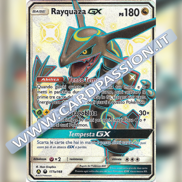 177a/168 Rayquaza GX Ultra Shiny | Black Star Promo