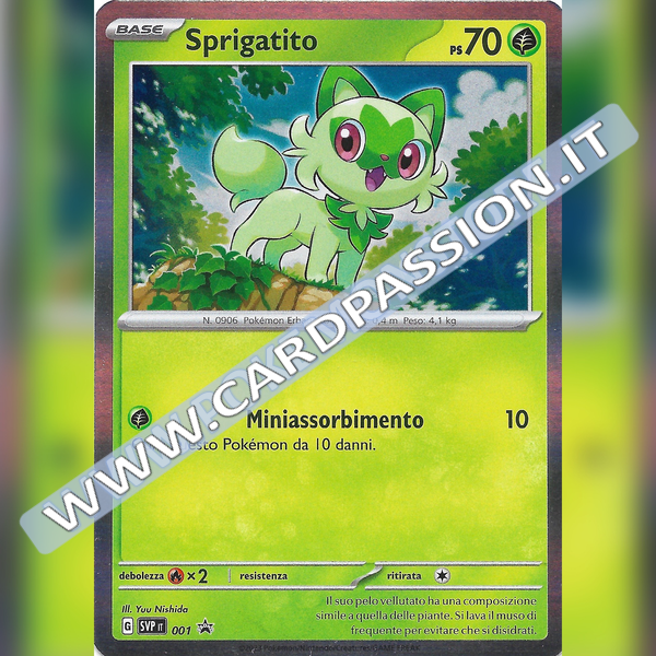 SVP001 Sprigatito Holo | Black Star Promo