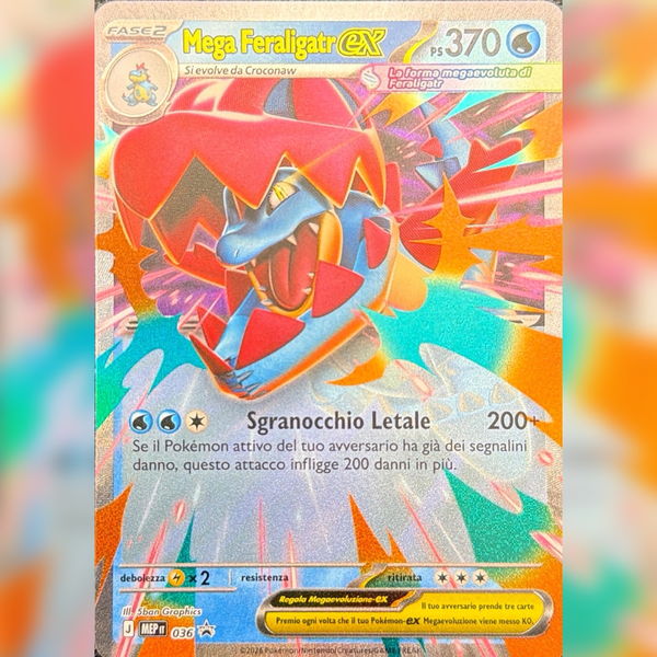 MEP036 Mega Feraligatr ex | Black Star Promo (IT)