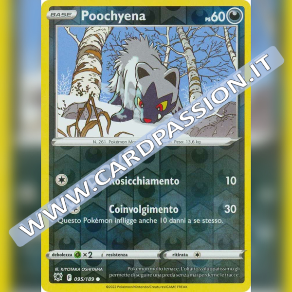 095/189 Poochyena Comune Reverse | Lucentezza Siderale - Card Passion