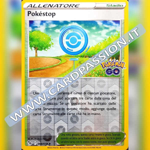 068/078 Pokéstop Non Comune Reverse | Pokemon GO - Card Passion