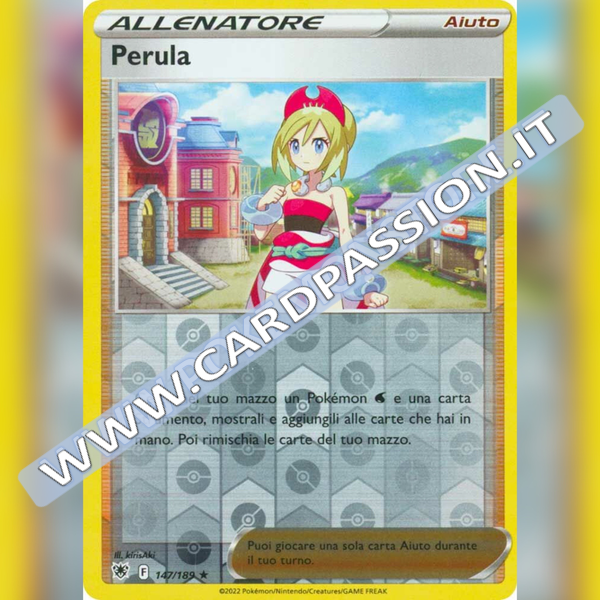 147/189 Perula Rara Reverse | Lucentezza Siderale - Card Passion
