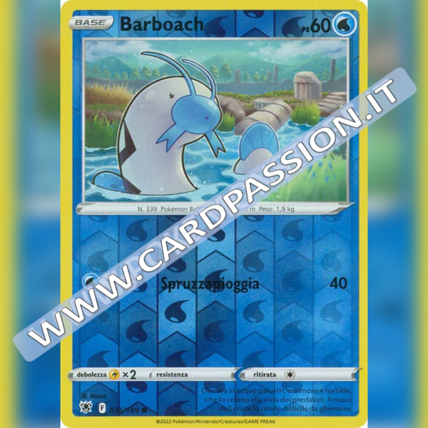 035/189 Barboach Comune Reverse | Lucentezza Siderale - Card Passion