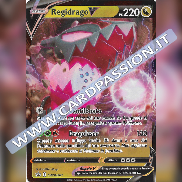 SWSH281 Regidrago V | Black Star Promo