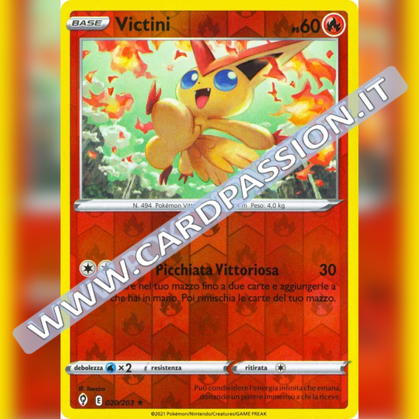 020/203 Victini Reverse | Evoluzioni Eteree - Card Passion