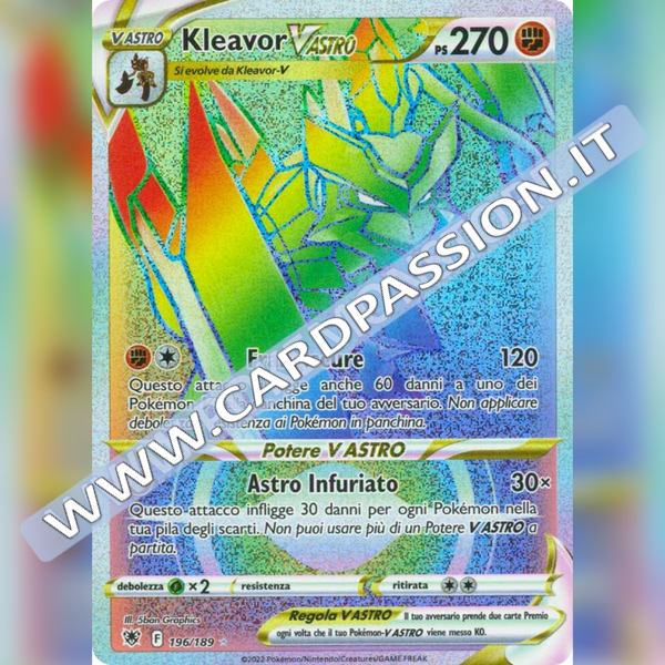 196/189 Kleavor VAstro Hyper | Lucentezza Siderale - Card Passion