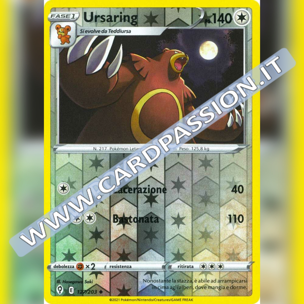 127/203 Ursaring Reverse | Evoluzioni Eteree - Card Passion