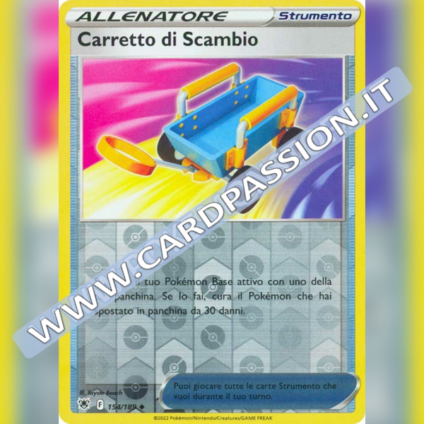 154/189 Carretto di Scambio Non Comune Reverse | Lucentezza Siderale - Card Passion