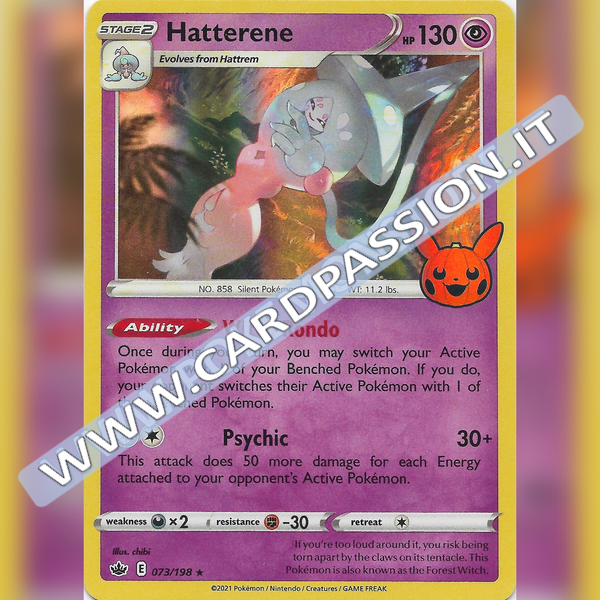 073/198 Hatterene Holo | Trick or Trade