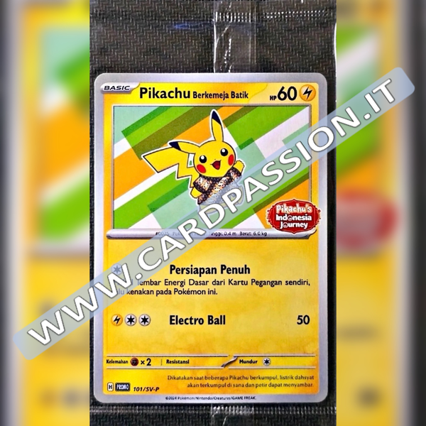 101 SV-P Pikachu Wearing a Batik Shirt (Sealed) - Indonesiana