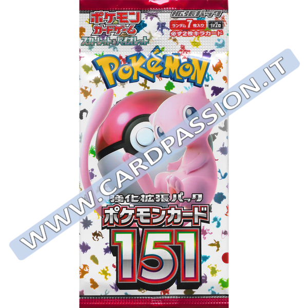 ★ Pokémon Card 151 (sv2a) | pacchetto da 7 carte (JAP)