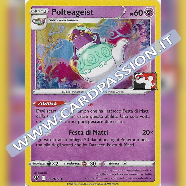 083/189 Polteageist Holo | Play! Pokemon - Prima Serie