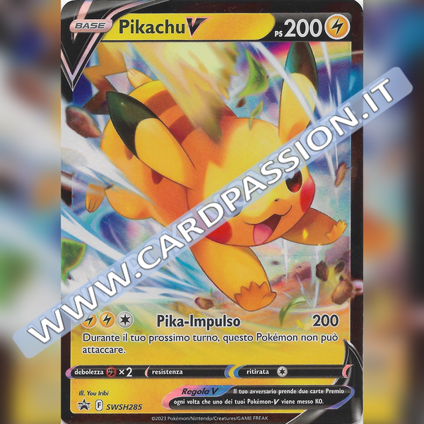 SWSH285 Pikachu V | Black Star Promo