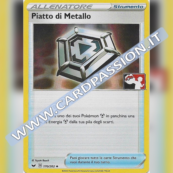 170/202 Piatto di Metallo Holo | Play! Pokemon - Prima Serie