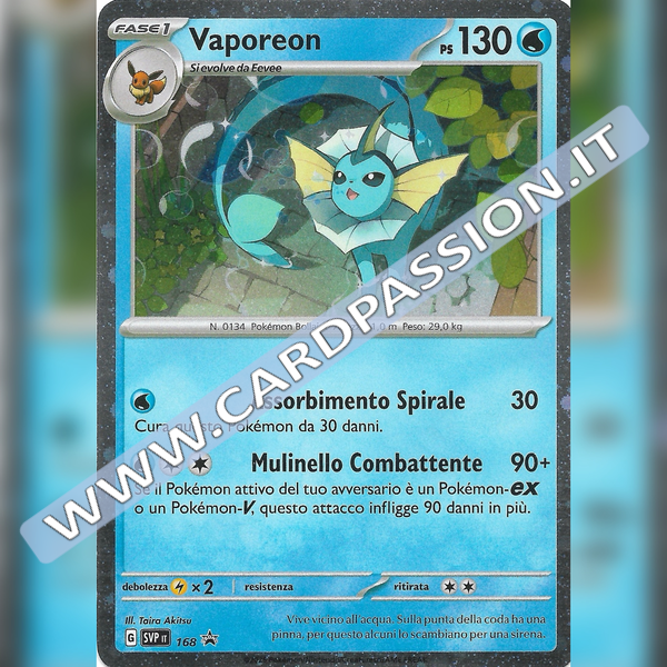 SVP168 Vaporeon Holo | Black Star Promo