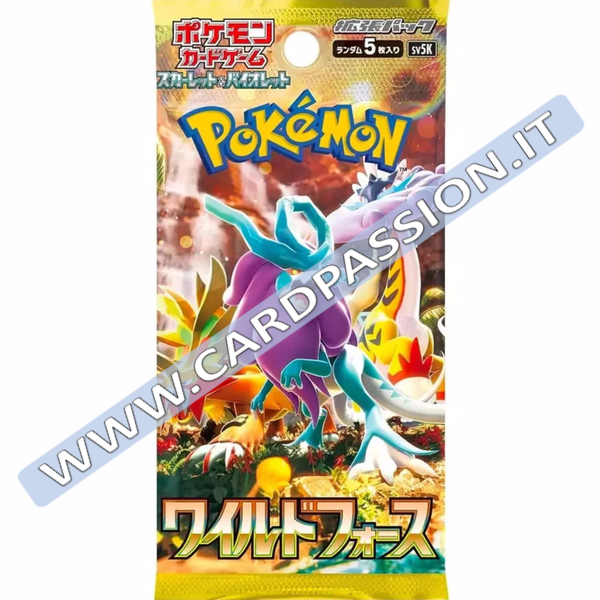 ★ Wild Force (sv5K) | pacchetto da 5 carte (JAP)