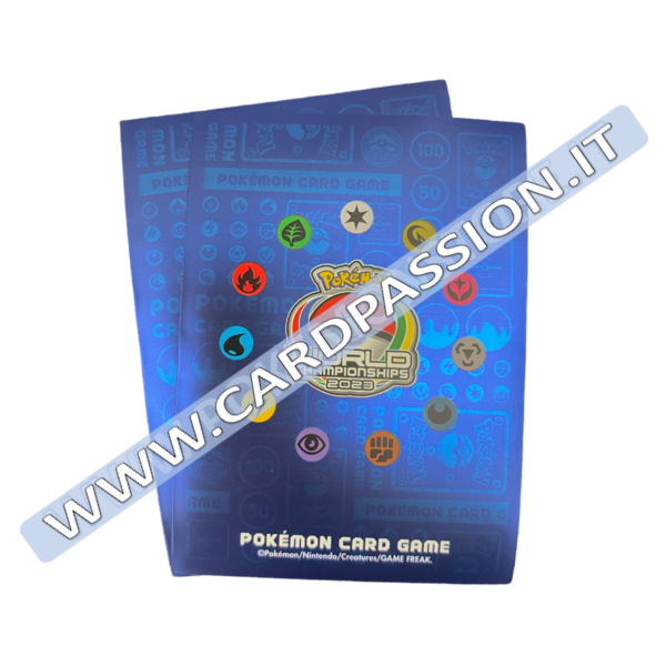 ★ Proteggi Carte Mondiali Pokémon 2023 | pacchetto da 65 bustine