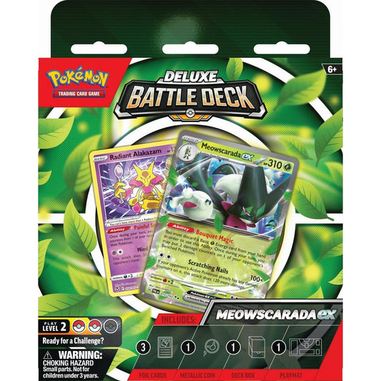 In uscita Mega Mazzi Lotte Pokémon con Meowscarada e Quaquaval