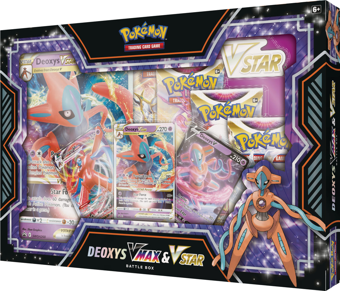 Deoxys e Zeraora VAstro, V e VMax in uscita con tre nuovi prodotti