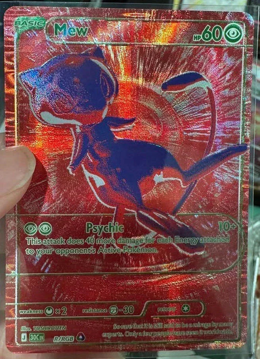 Mew RGB 30° Anniversario Pokémon: tutti i dettagli sulla carta più rara