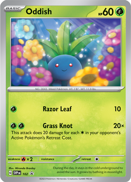 Pokémon "Verso la cima": in arrivo una Carta Promo di Oddish
