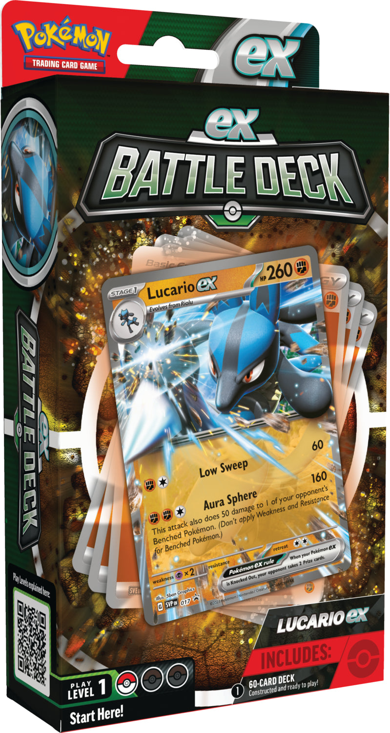 Mazzo Pokémon Lotte Ex Lucario ed Ampharos in uscita a maggio