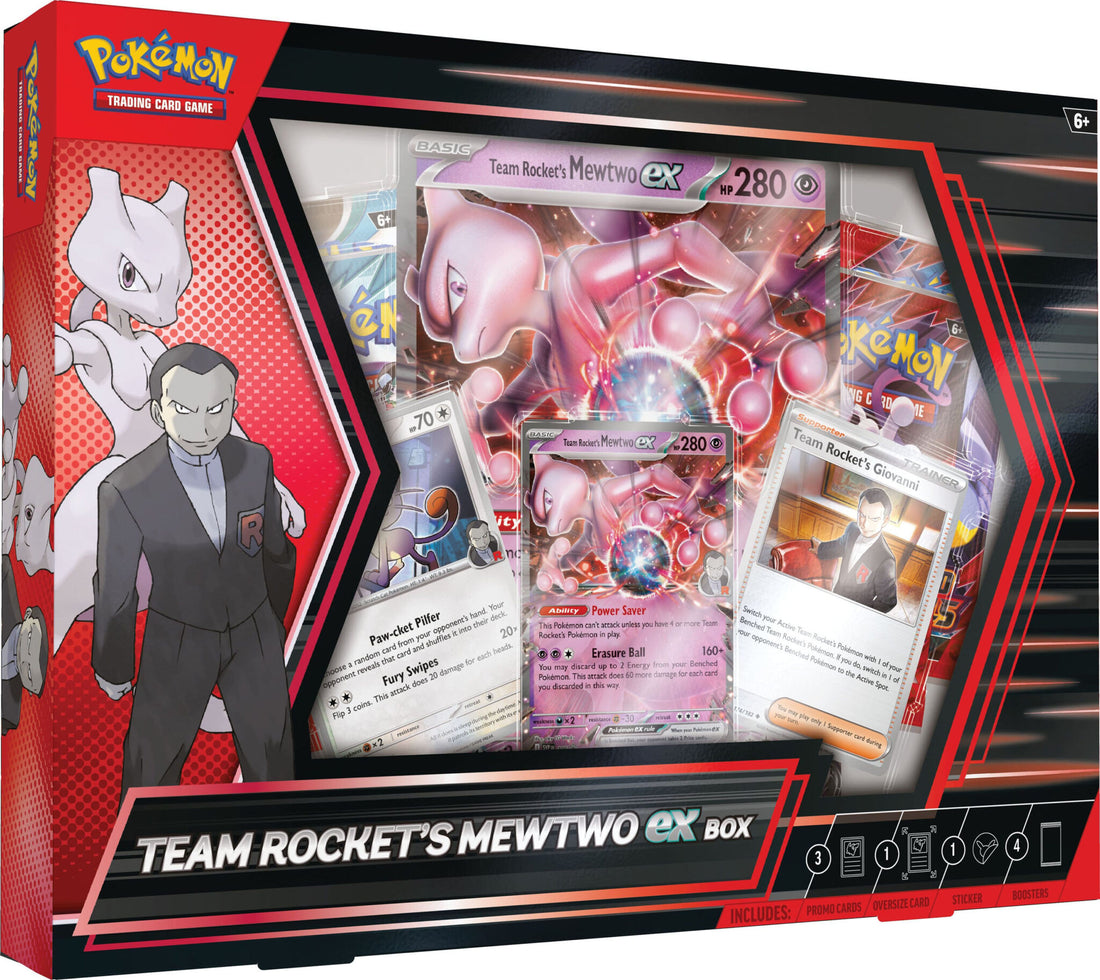 Collezione Mewtwo ex del Team Rocket in uscita a giugno