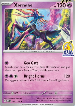 Xerneas Promo 064/132 in uscita nel sud-est asiatico