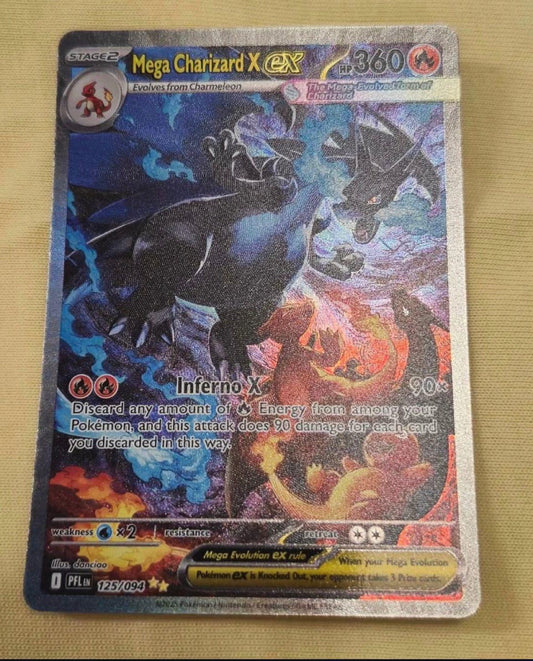 Leak rivela in anteprima Mega Charizard ex 125/094 Alternative Art