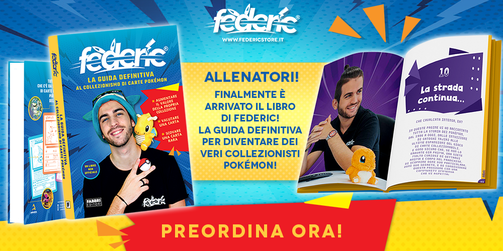 In uscita il Libro di Federic sul collezionismo di Carte Pokémon