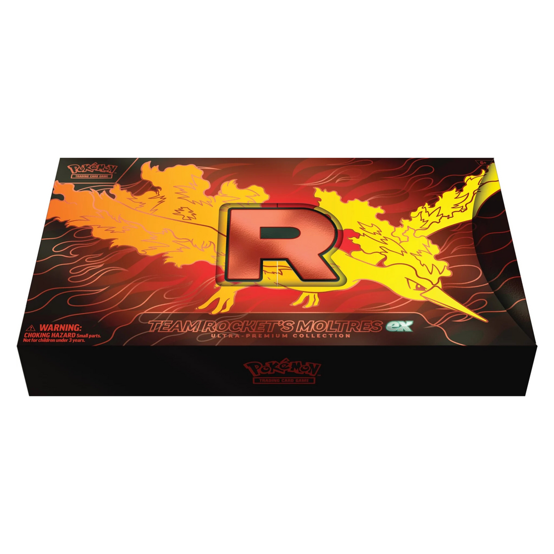 Collezione Ultra Premium Moltres ex del Team Rocket in uscita
