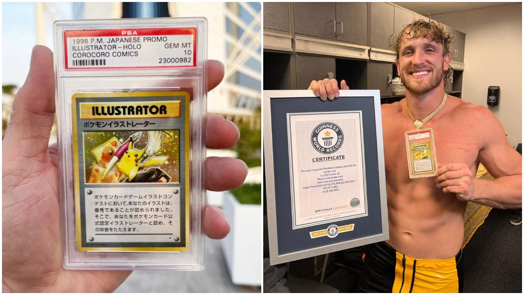 Logan Paul da Guinness World Record: $5 milioni  per una Carta Pokémon