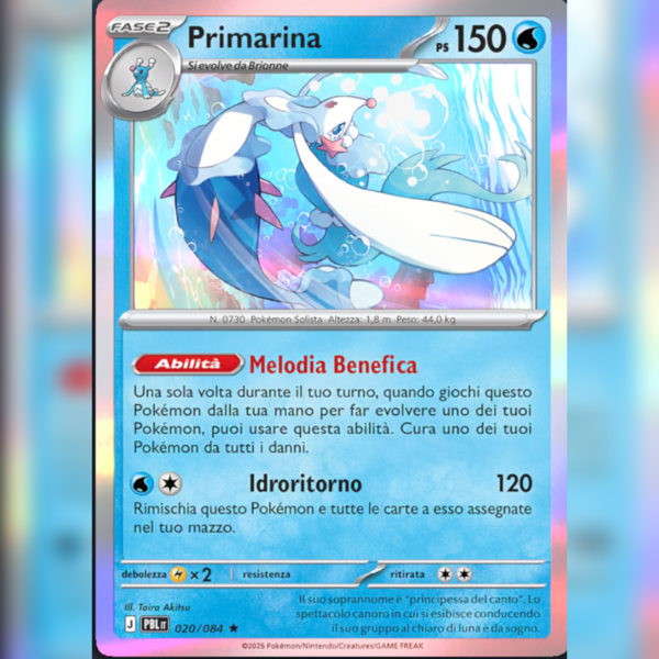 020/084 Primarina Holo | Buio Pesto