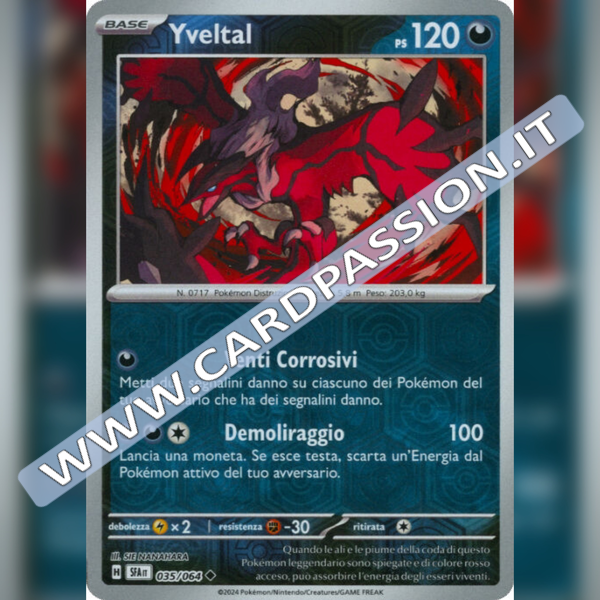 035/064 Yveltal Reverse | Segreto Fiabesco