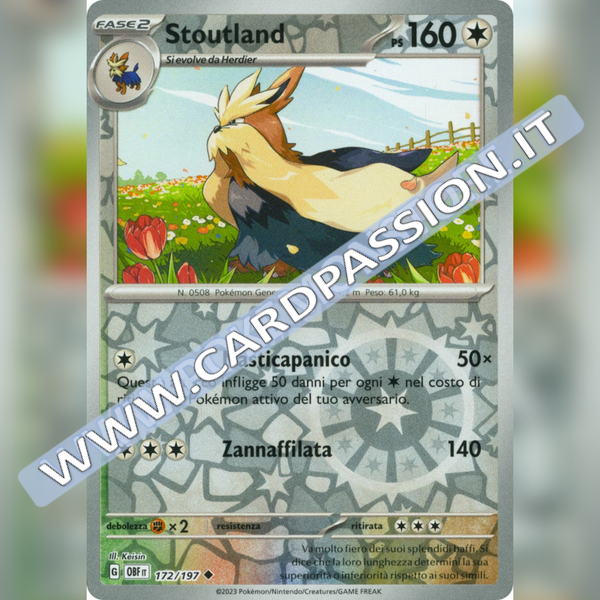 172/197 Stoutland Reverse | Ossidiana Infuocata