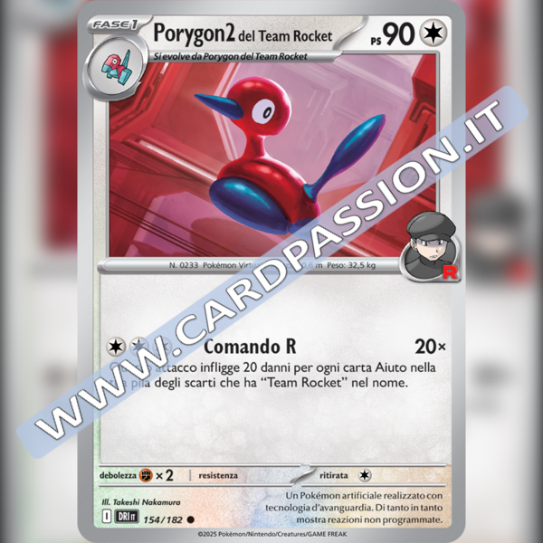 154/182 Porygon2 del Team Rocket | Rivali Predestinati