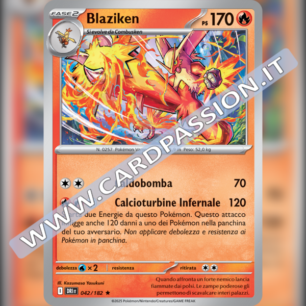 042/182 Blaziken Holo | Rivali Predestinati