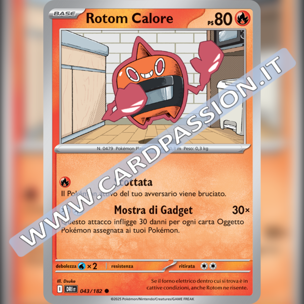043/182 Rotom Calore | Rivali Predestinati