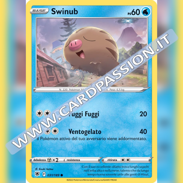 031/189 Swinub Comune | Lucentezza Siderale - Card Passion