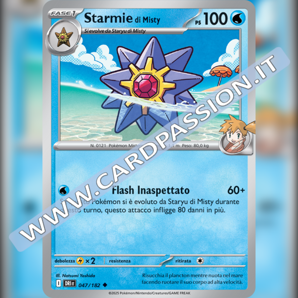 047/182 Starmie di Misty | Rivali Predestinati