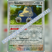 143/165 Snorlax Reverse | Scarlatto e Violetto 151