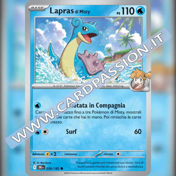 050/182 Lapras di Misty | Rivali Predestinati