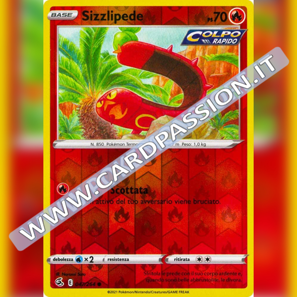 047/264 Sizzlipede Reverse | Colpo Fusione - Card Passion