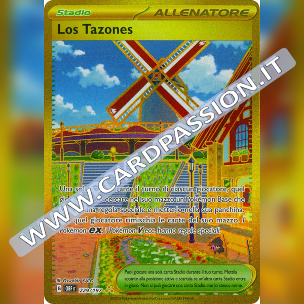 229/197 Los Tazones Gold | Ossidiana Infuocata