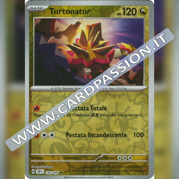 137/191 Turtonator Reverse | Scintille Folgoranti
