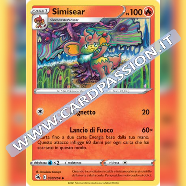 038/264 Simisear | Colpo Fusione - Card Passion