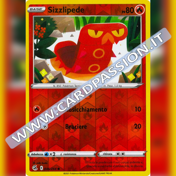 046/264 Sizzlipede Reverse | Colpo Fusione - Card Passion